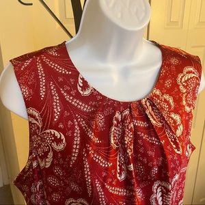 Talbots • Floral Silk Top